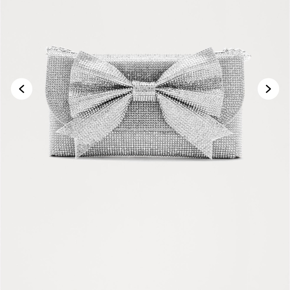 Fashion Nova  Find the right Bow Handbag in the color Silver